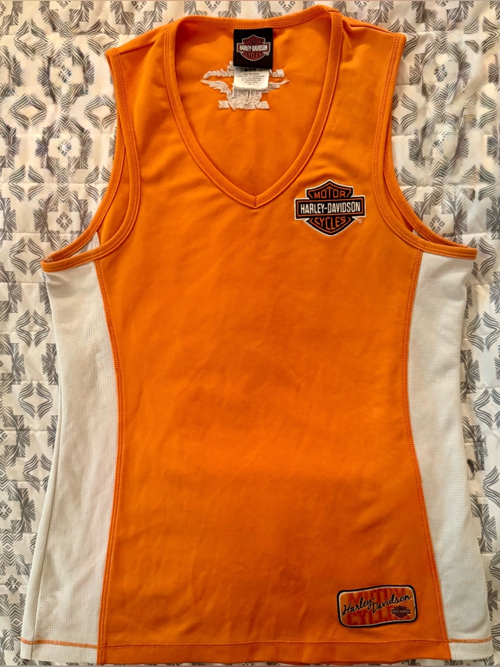 Harley‑Davidson Orange Tank Top